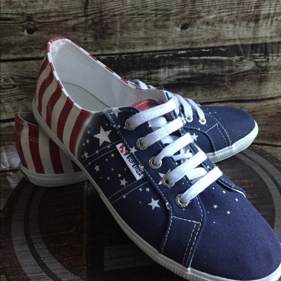 superga american flag sneakers
